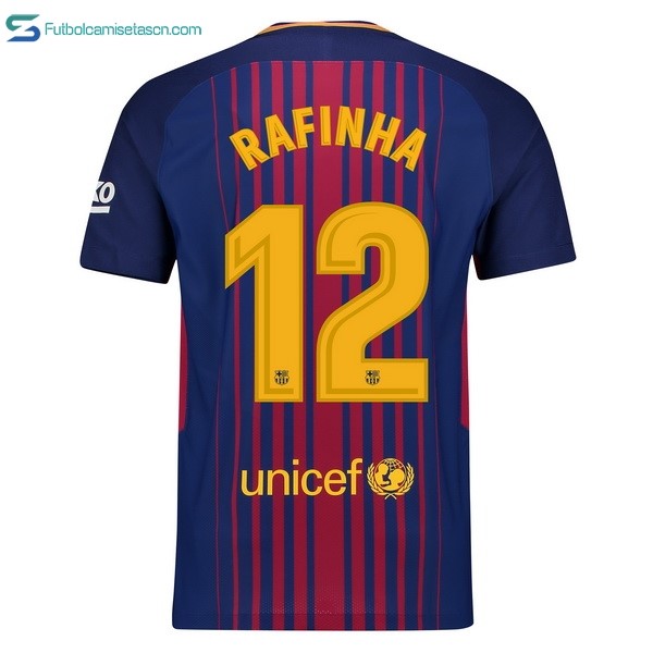 Camiseta Barcelona 1ª Rafinha 2017/18